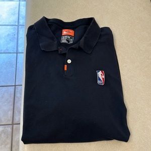 NBA STAFF POLO XL BLACK THE NIKE POLO